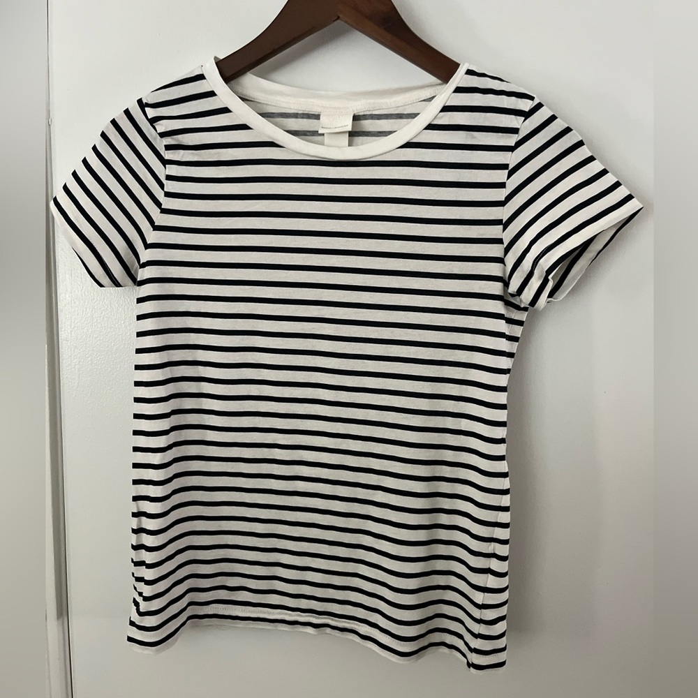 H&M Short Sleeve Striped Shirt